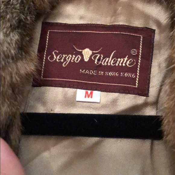Sergio Valente Genuine Rabbit Fur Coat - Picture 3 of 7